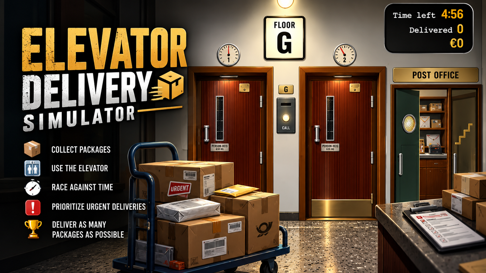 Elevator Delivery Simulator game